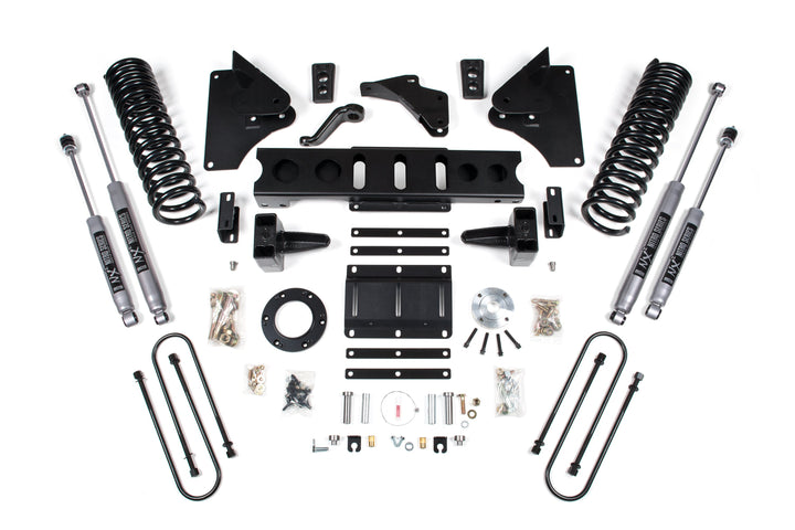 BDS Suspension 5.5 Inch Lift Kit Ram 3500 2013-2018 4WD Gas - 5 Inch Block Kit / NX2 Nitro Series