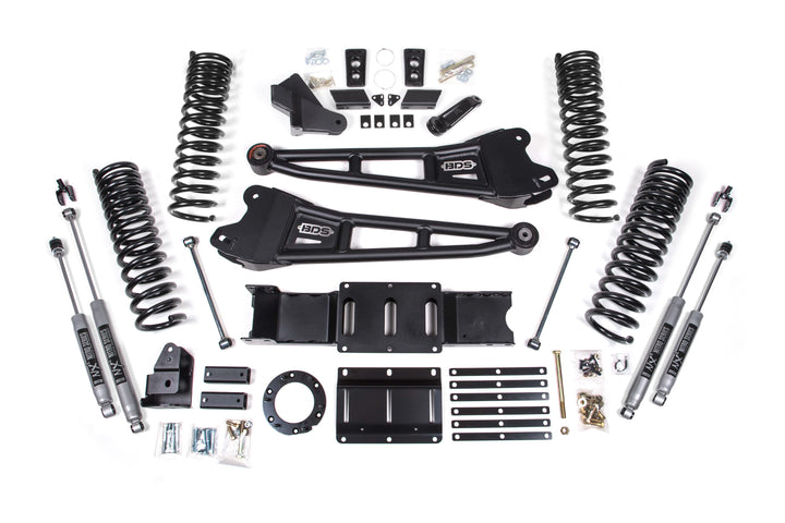 BDS Suspension 6 Inch Lift Kit w/ Radius Arm Ram 2500 2019-2024 4WD Diesel - NX2 Nitro Series