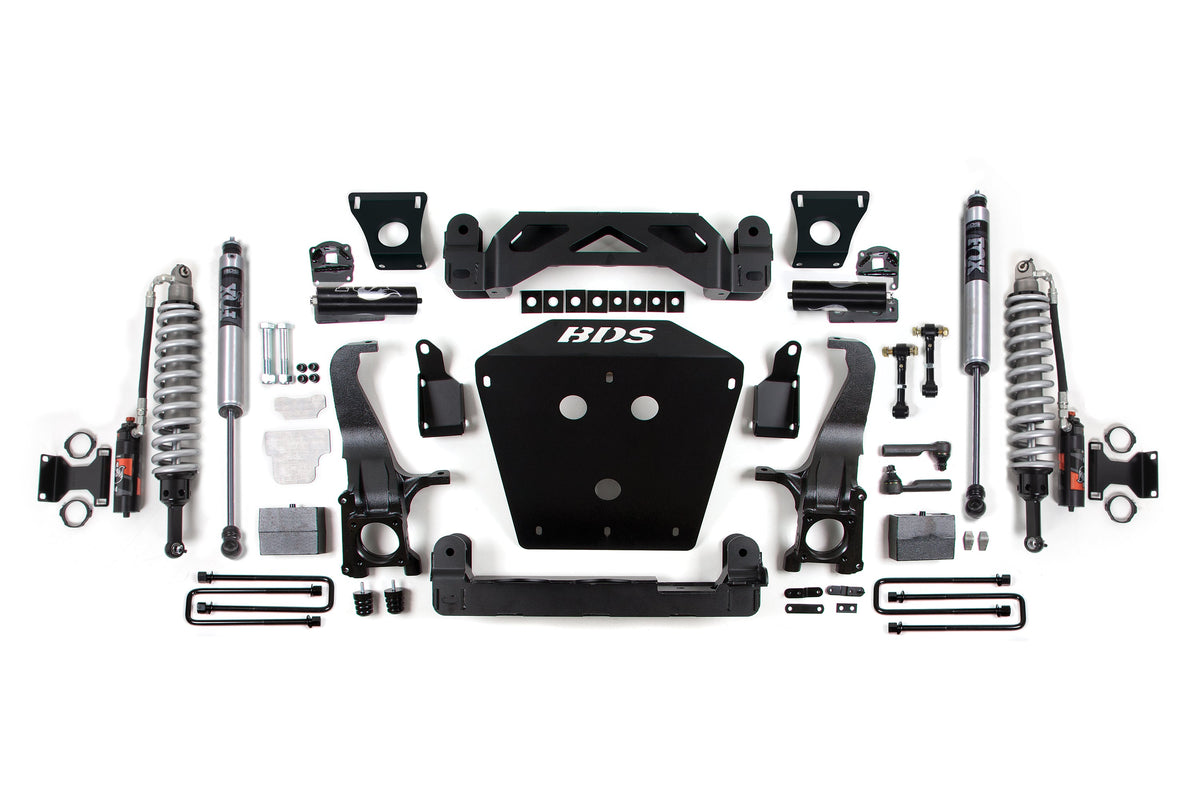 BDS Suspension 7 Inch Lift Kit FOX 2.5 Performance Elite Coil-Over Toyota Tundra 2016-2021 2/4WD - FOX 2.0 Performance Series
