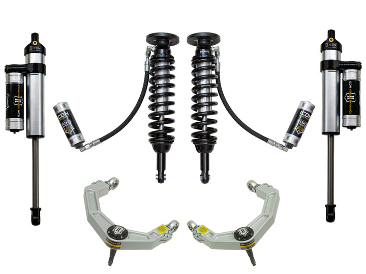 ICON Vehicle Dynamics 2009-2013 Ford F-150 2WD, 1.75-2.63" Lift, Stage 4 Suspension System, Billet