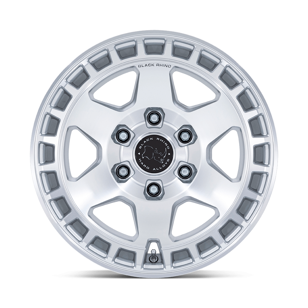 Gloss Silver W/ Machined Face