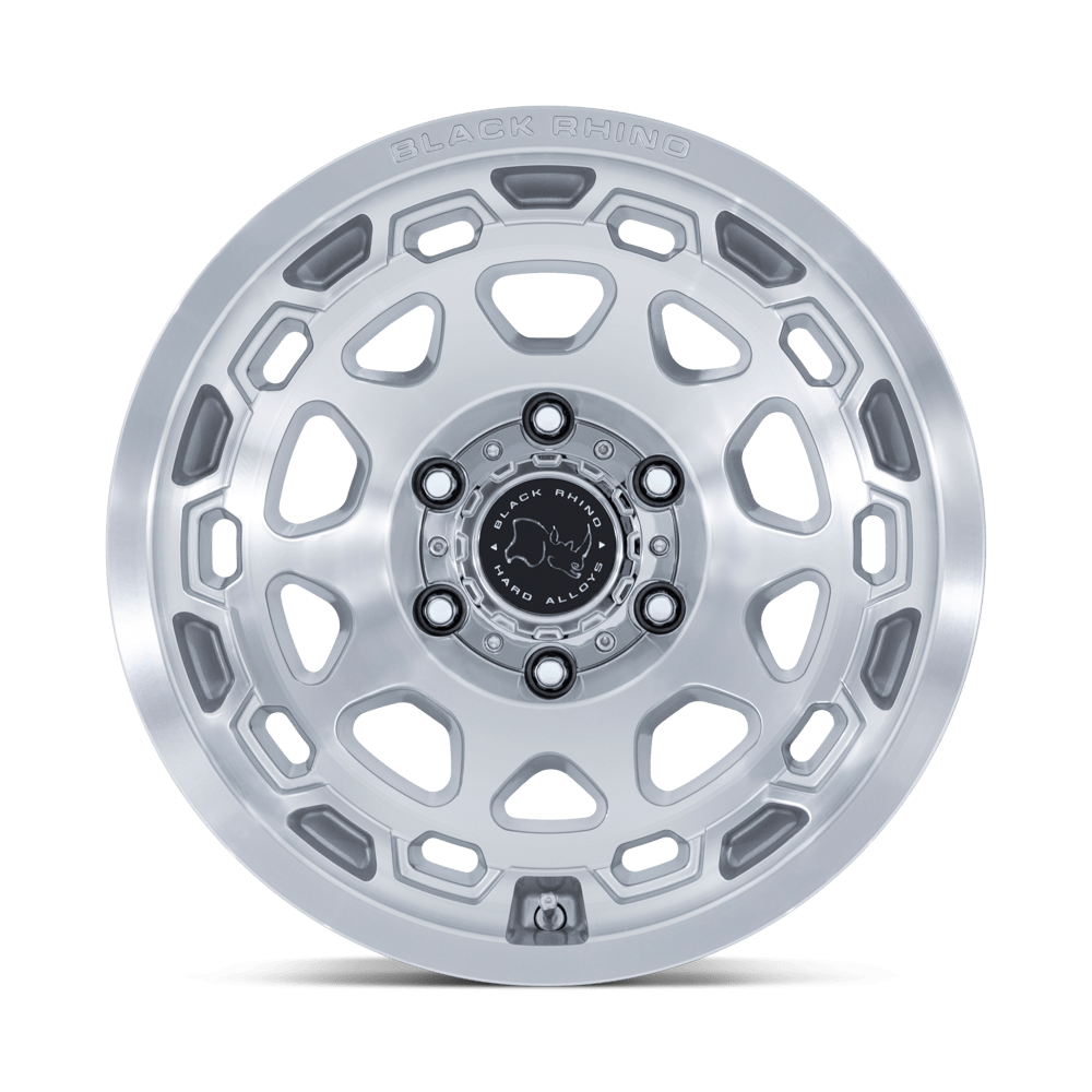 Gloss Silver W/ Machined Face