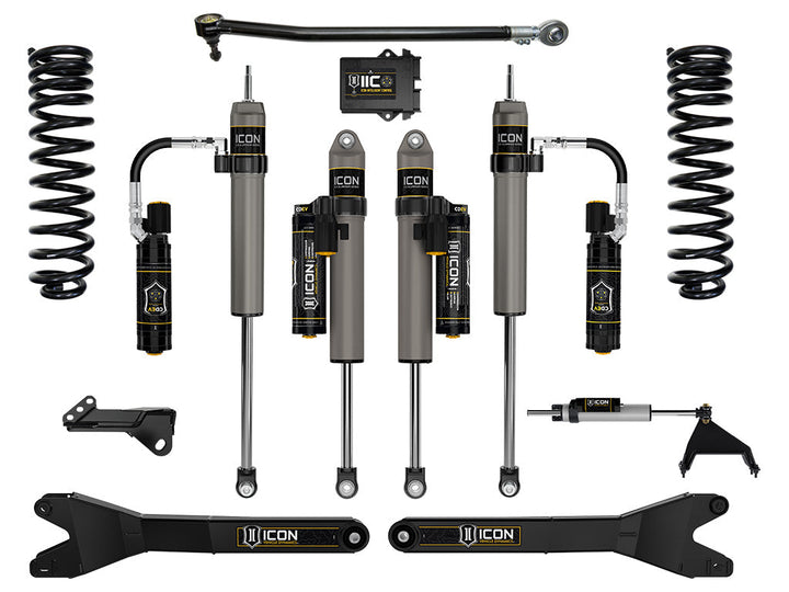 ICON Vehicle Dynamics 2023-2026 Ford F-250/F-350 Super Duty 4WD, Diesel, 2.5" Lift, Stage 6 Suspension System w/ Radius Arms