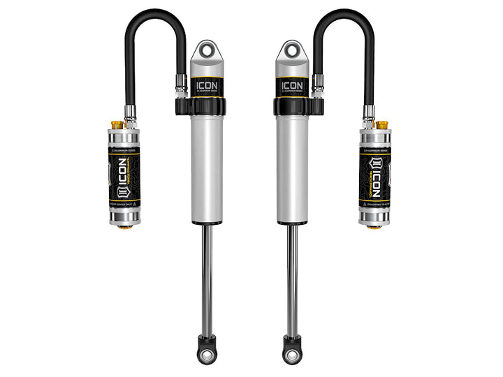 ICON 2003-2024 Toyota 4Runner, Front, V.S. 2.5 Aluminum Series Shock Absorbers, Long Travel Secondary Shocks, Remote Reservoir w/ CDCV, Pair