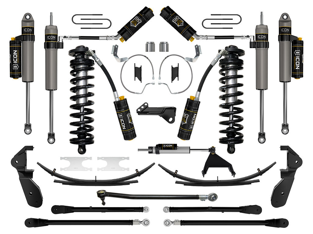 ICON Vehicle Dynamics 2023-2026 Ford F-250/F-350 Super Duty 4WD, 4-5.5" Lift, Stage 7 Coilover Conversion System w/ Expansion Packs