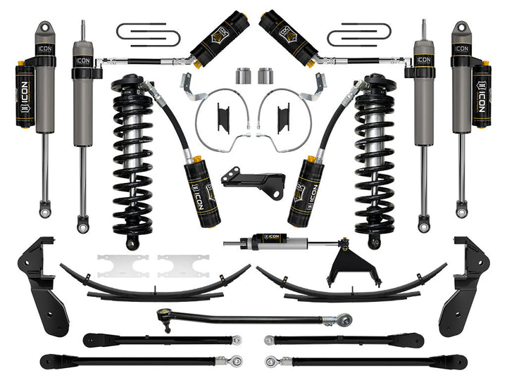 ICON Vehicle Dynamics 2023-2026 Ford F-250/F-350 Super Duty 4WD, 4-5.5" Lift, Stage 7 Coilover Conversion System w/ Expansion Packs