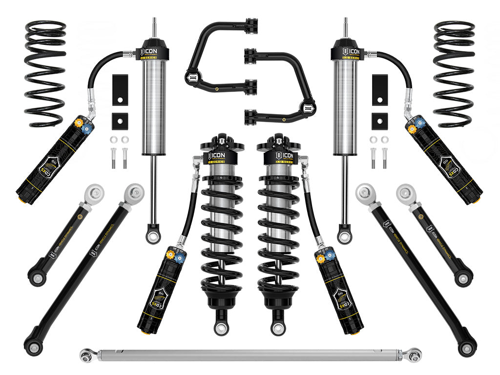 ICON Vehicle Dynamics 2023-2026 Toyota Sequoia, 3-4.25" Lift, Stage 2 3.0 Suspension System, Tubular, CDXS