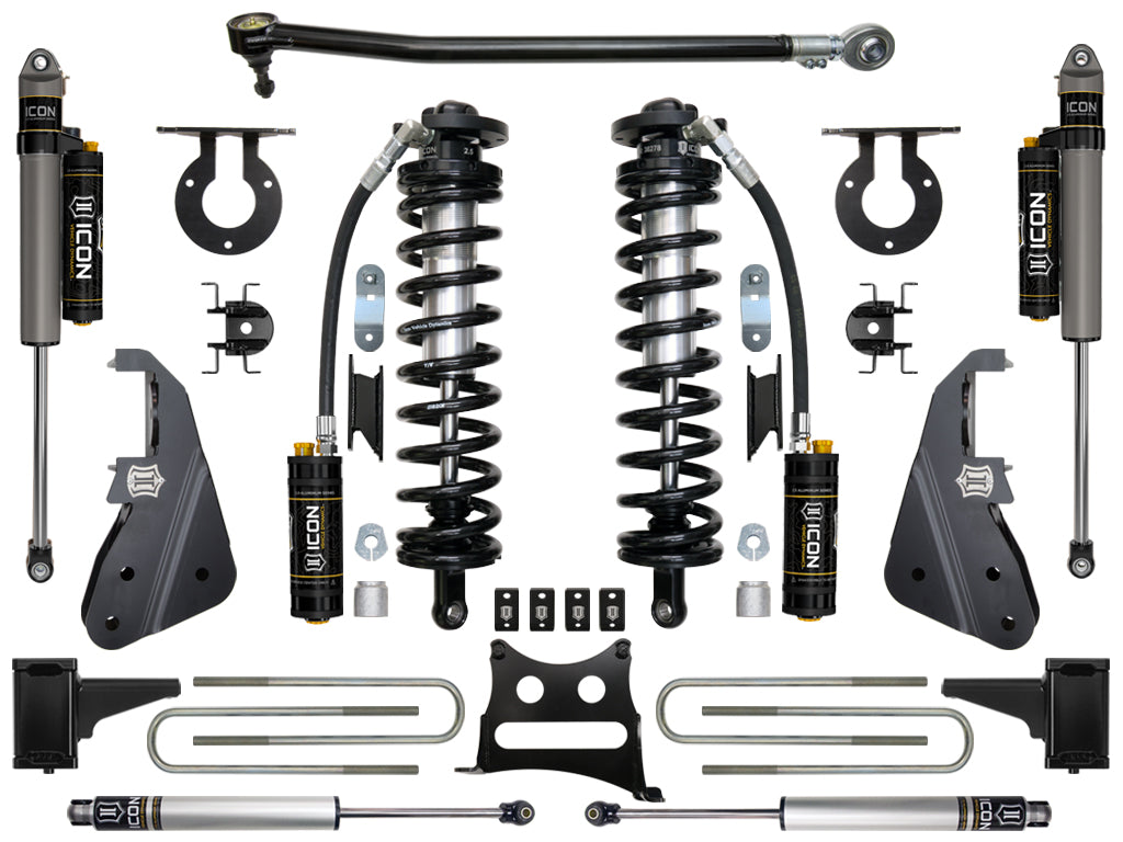 ICON Vehicle Dynamics 2017-2022 Ford F250/F350, 4-5.5" Lift, Stage 4 Suspension System