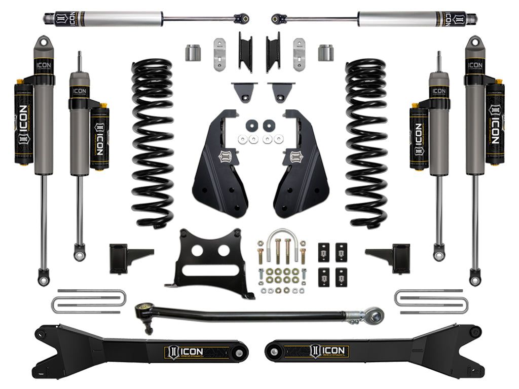 ICON Vehicle Dynamics 20-22 Ford F250/F350, 4.5" Lift, Stage 5 Suspension System, w/Radius Arm