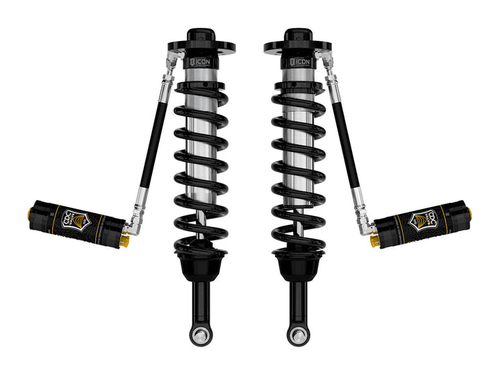 ICON Vehicle Dynamics 2021-2026 Ford F-150 4WD, 2.75-3.5" Lift, Front, V.S. 2.5 Series Coilovers, Remote Reservoir w/ CDCV, Pair