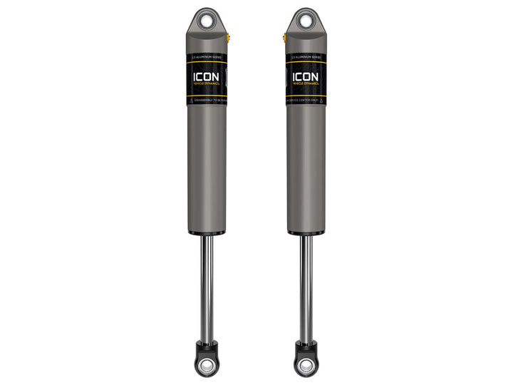 ICON Vehicle Dynamics 1999-2026 Ford Super Duty, 3-6” Lift, Rear, V.S. 2.5 Aluminum Series Shock Absorbers, Internal Reservoir, Pair