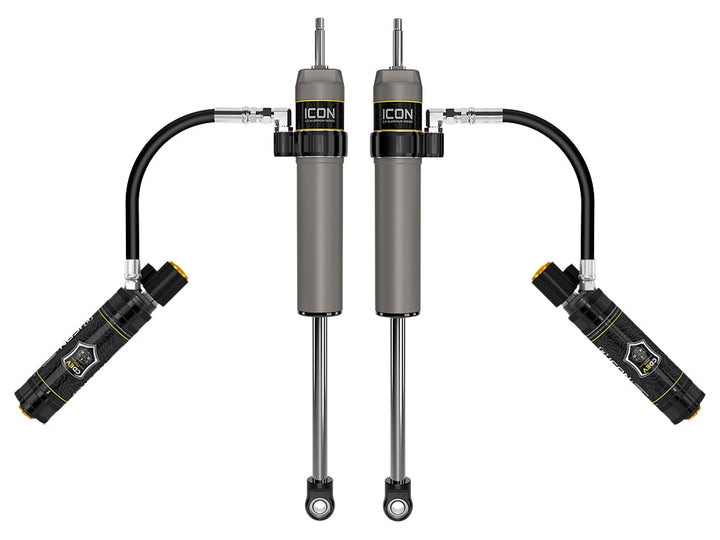 ICON Vehicle Dynamics 2024-2026 Toyota Tacoma, 0-1” Lift, Rear, V.S. 2.5 Aluminum Series Shock Absorbers, Remote Reservoir w/ CDEV, Pair
