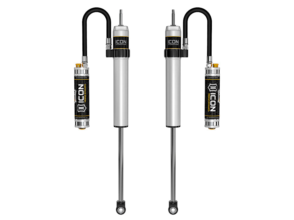 ICON Vehicle Dynamics 2003-12 Ram 2500/3500 HD, 4.5” Lift, Front, 2.5 VS Remote/CDCV Shocks, Pair