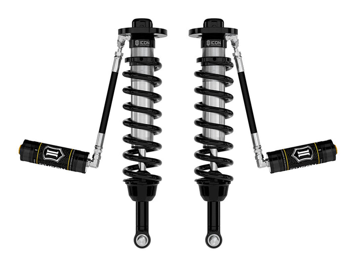 ICON Vehicle Dynamics 2021-2026 Ford F-150 4WD/Tremor, 3.5-4.5"/2.5-3" Lift, Front, V.S. 2.5 Series Coilovers, Remote Reservoir, Pair