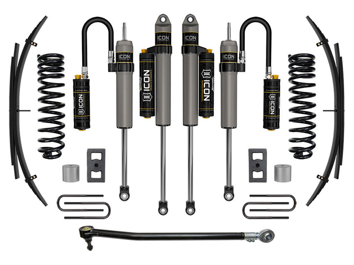 ICON Vehicle Dynamics 2023 Ford F-250/F-350 Super Duty 4WD Diesel, 2.5" Lift, Stage 4 Suspension System w/ Expansion Packs