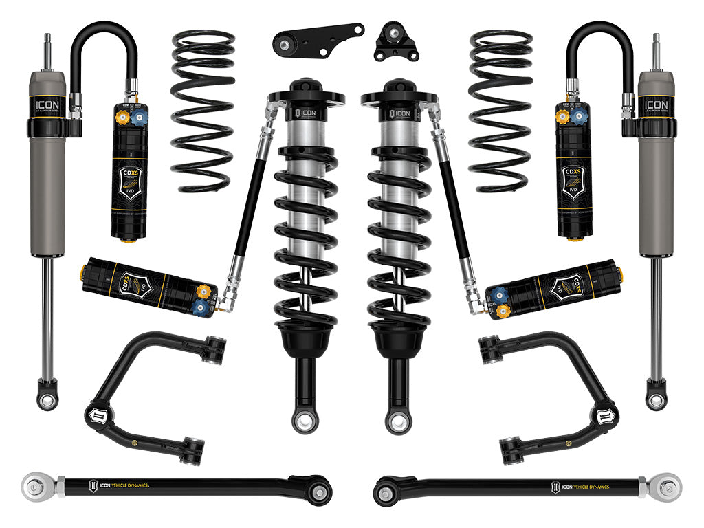 ICON Vehicle Dynamics 2024-2026 Toyota Tacoma 1.25-3" Lift, Stage 9 Suspension System, Tubular, Overland Rear Springs