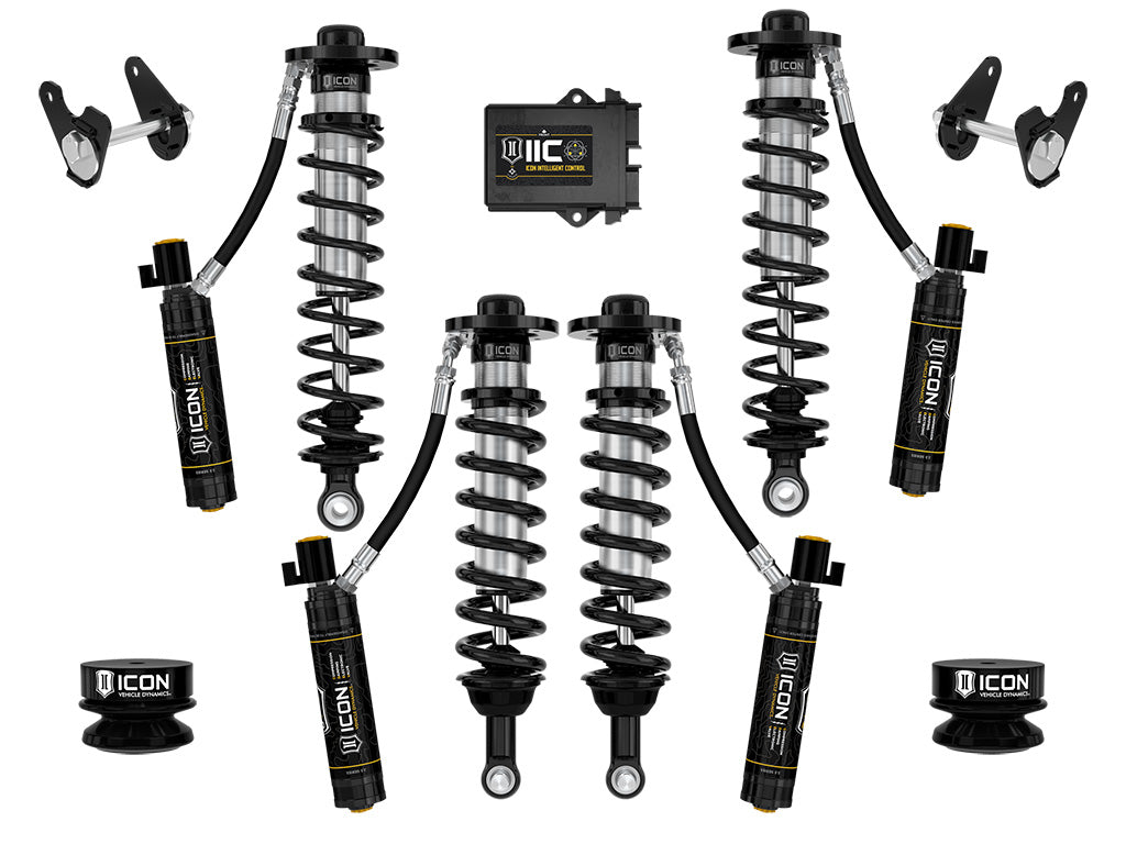 ICON Vehicle Dynamics 2022-2025 Ford F-150 Lightning, 3.5-0" Drop, Stage 4 Suspension System
