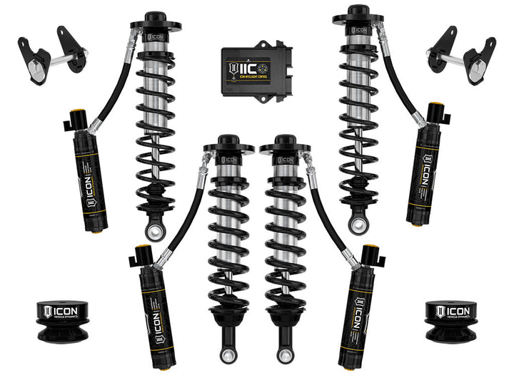 ICON Vehicle Dynamics 2022-2025 Ford F-150 Lightning, 3.5-0" Drop, Stage 4 Suspension System
