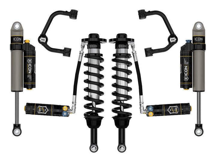 ICON Vehicle Dynamics 2021-2026 Ford F-150 4WD, 2.75-3.5" Lift, Stage 4 Suspension System, Tubular, CDXS