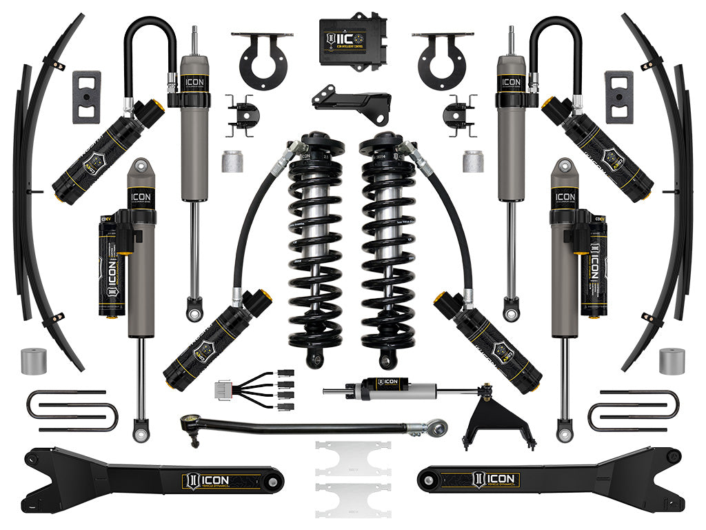 ICON Vehicle Dynamics 2023-2026 Ford F-250/F-350 Super Duty 4WD, 2.5-3" Lift, Stage 7 Coilover Conversion System with Radius Arms and Expansion Packs