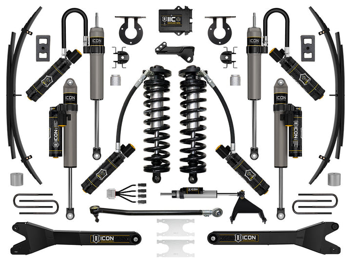 ICON Vehicle Dynamics 2023-2026 Ford F-250/F-350 Super Duty 4WD, 2.5-3" Lift, Stage 7 Coilover Conversion System with Radius Arms and Expansion Packs
