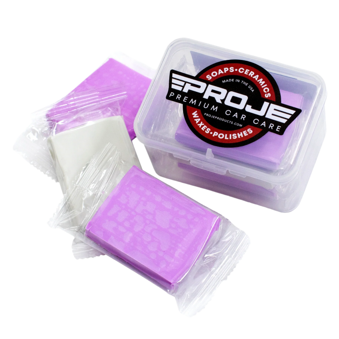Proje 3-Piece Clay Bar Set – Heavy &amp; Fine Clay for Polishing Prep