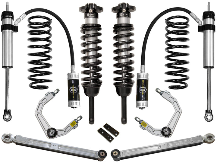 ICON Vehicle Dynamics 03-09 4Runner/FJ Cruiser 0-3.5" Lift, Stage 4 Suspension System, Billet UCA