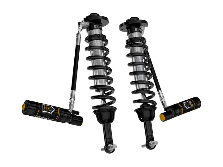 ICON Vehicle Dynamics 2021-2026 Ford F-150 4WD, 2.75-3.5" Lift, Front, V.S. 2.5 Series Coilovers, Remote Reservoir w/ CDEV, Pair