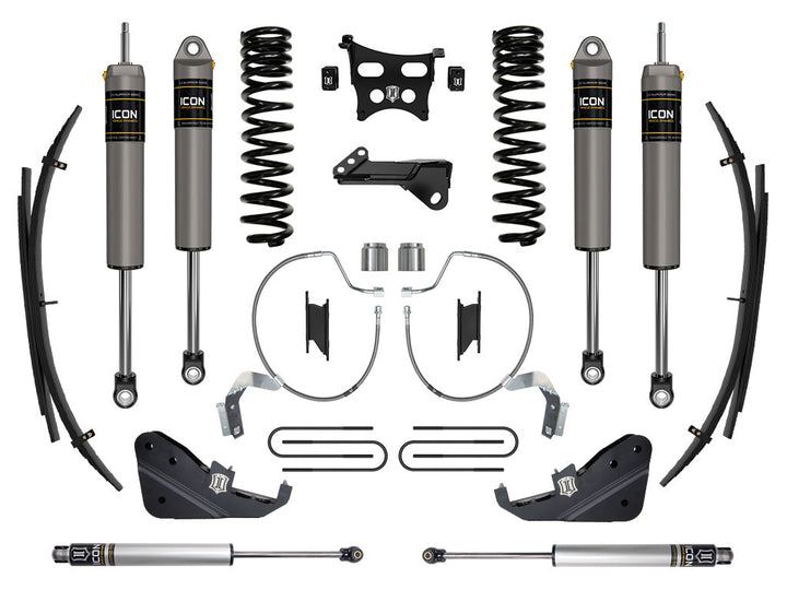 ICON Vehicle Dynamics 2023-2026 Ford F-250/F-350 Super Duty 4WD, Diesel, 4.5" Lift, Stage 3 Suspension System w/ Expansion Packs