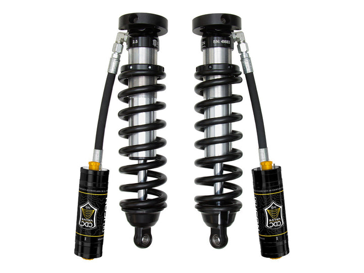 ICON Vehicle Dynamics 1996-2002 Toyota 4Runner, 0-3" Lift, Front, V.S. 2.5 Series Coilover Kit, Extended Travel, Remote Reservoir w/ CDCV