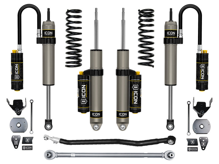 ICON Vehicle Dynamics 2014-2026 Ram 2500 4WD, Diesel, Coil Spring Rear, 4.5" Lift, Stage 3 Suspension System