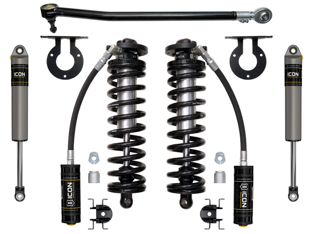 ICON Vehicle Dynamics 2017-2023 Ford F-250/F-350 Super Duty 4WD, 2.5-3" Lift, Stage 2 Coilover Conversion System
