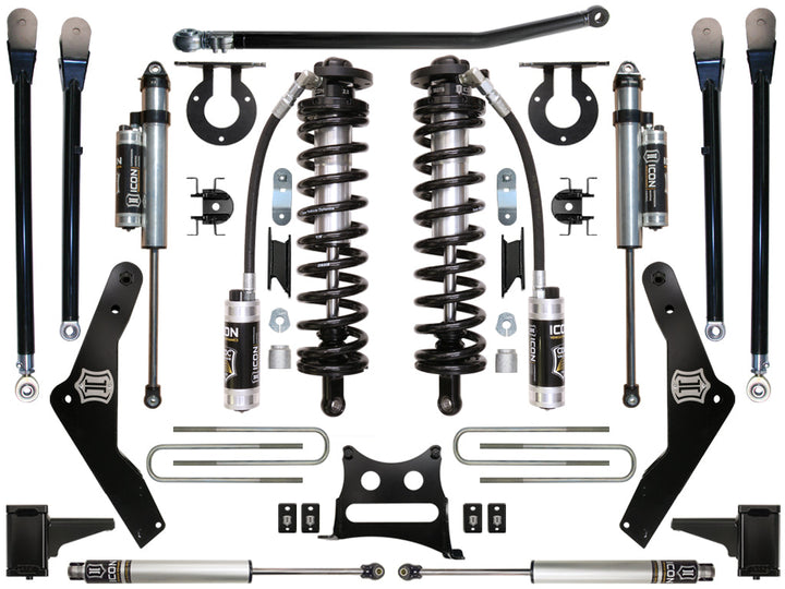ICON Vehicle Dynamics 2011-2016 Ford F250/F350, 4-5.5" Lift, Stage 5 Coilover Conversion System