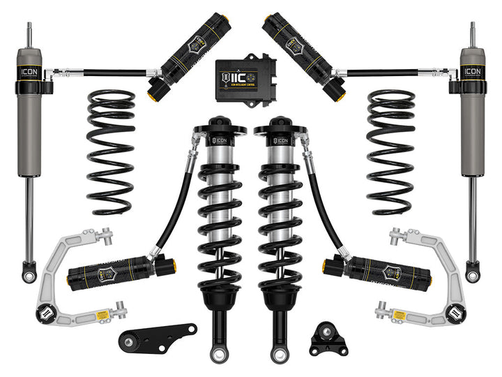 ICON Vehicle Dynamics 2024-2026 Toyota Tacoma 1.25-3" Lift, Stage 6 Suspension System, Billet, Overland Rear Springs