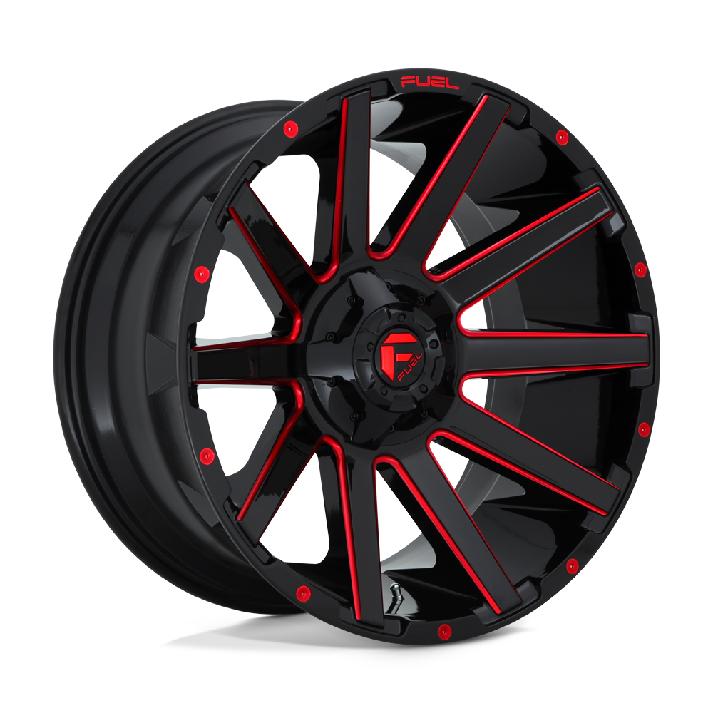 Fuel CONTRA GLOSS BLACK RED TINTED CLEAR