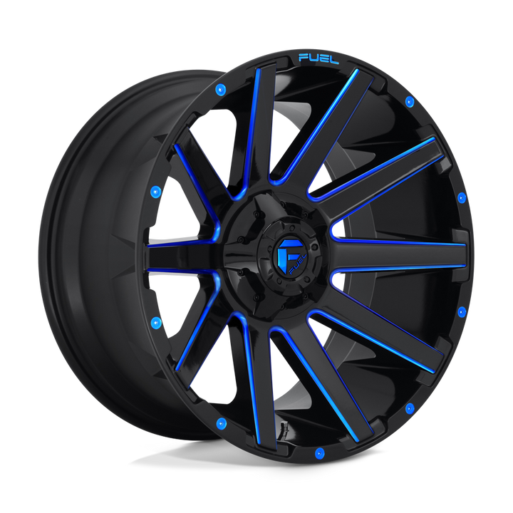 Fuel CONTRA GLOSS BLACK BLUE TINTED CLEAR