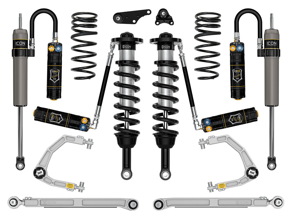 ICON Vehicle Dynamics 2024-2026 Toyota Tacoma 1.25-3" Lift, Stage 9 Suspension System, Billet, Triple Rate Rear Springs
