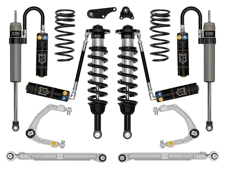 ICON Vehicle Dynamics 2024-2026 Toyota Tacoma 1.25-3" Lift, Stage 9 Suspension System, Billet, Triple Rate Rear Springs