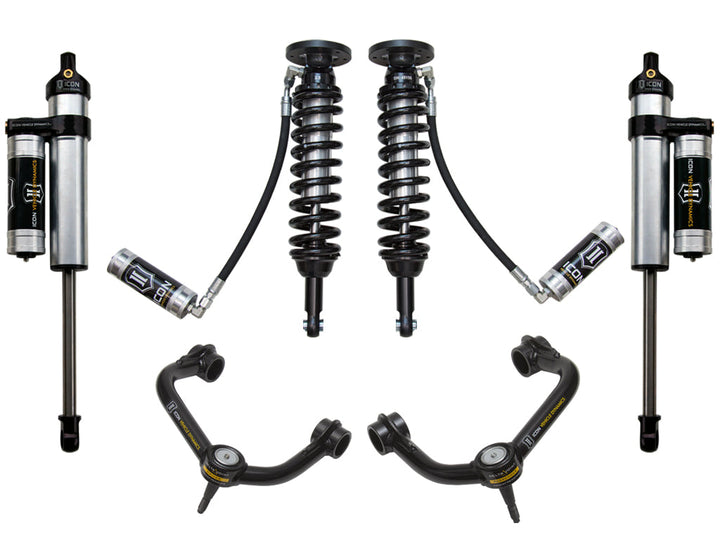 ICON Vehicle Dynamics 2009-2013 Ford F-150 2WD, 1.75-2.63" Lift, Stage 3 Suspension System, Tubular
