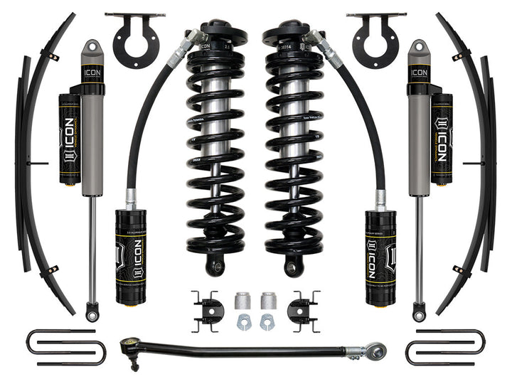 ICON Vehicle Dynamics 2017-2023 Ford F-250/F-350 Super Duty 4WD, 2.5-3" Lift, Stage 3 Coilover System w/ Expansion Packs