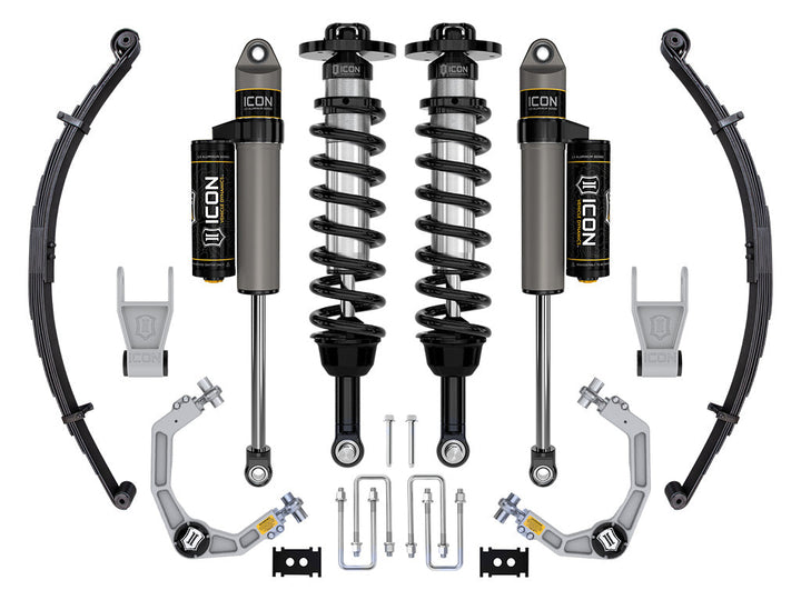 ICON Vehicle Dynamics 2021-2026 Ford F-150 Tremor, 2.5-3" Lift, Stage 2 Suspension System, Billet, w/ Leaf Packs