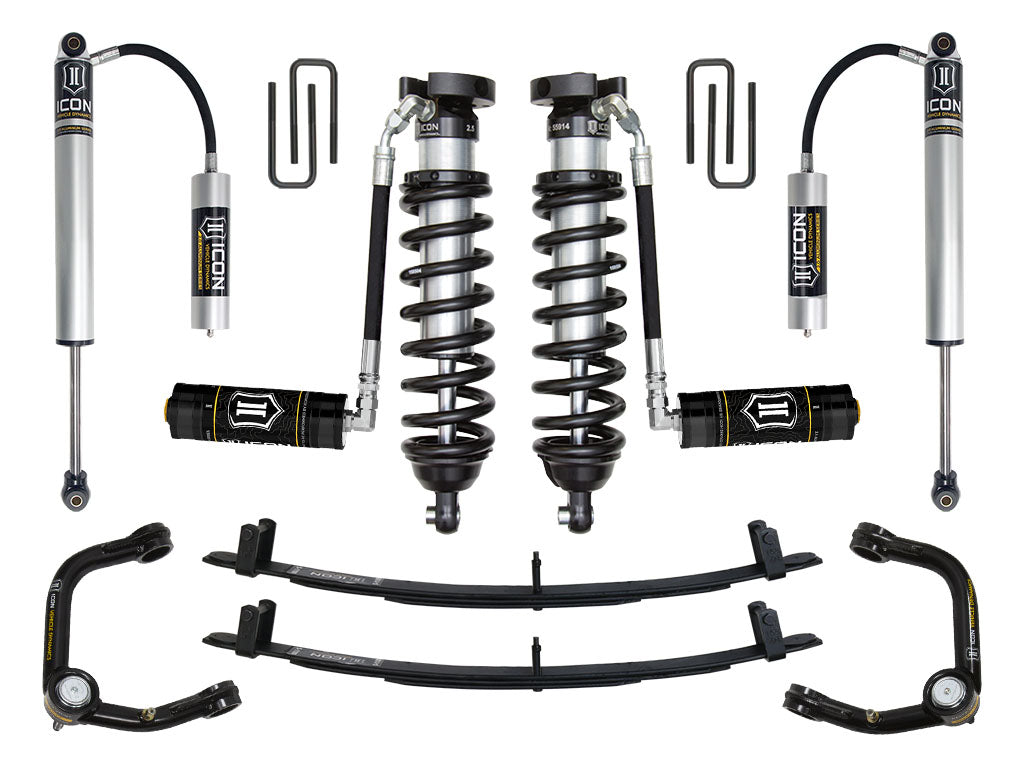 ICON Vehicle Dynamics 1995.5-2004 Toyota Tacoma, 0-3" Lift, Stage 4 Suspension System, Tubular UCA