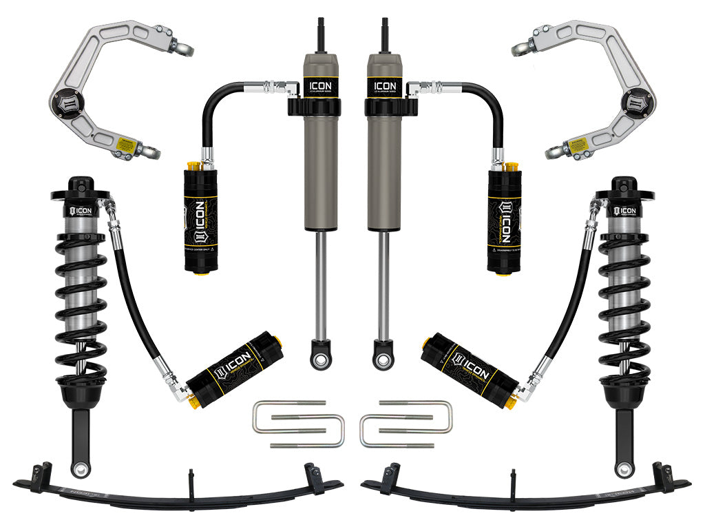 ICON Vehicle Dynamics 2005-2015 Toyota Tacoma 0-3.5" Lift, Stage 6 Suspension System, Billet, CDCV