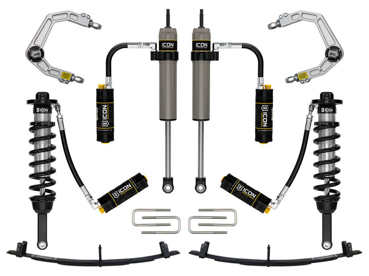ICON Vehicle Dynamics 2005-2015 Toyota Tacoma 0-3.5" Lift, Stage 6 Suspension System, Billet, CDCV