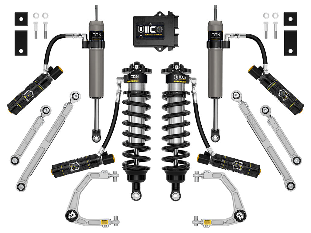 ICON Vehicle Dynamics 2022-2026 Toyota Tundra, 1.25-3.25" Lift, Stage 4, 3.0 Suspension System, Billet