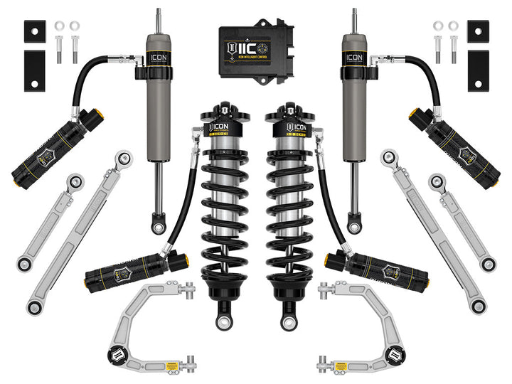 ICON Vehicle Dynamics 2022-2026 Toyota Tundra, 1.25-3.25" Lift, Stage 4, 3.0 Suspension System, Billet