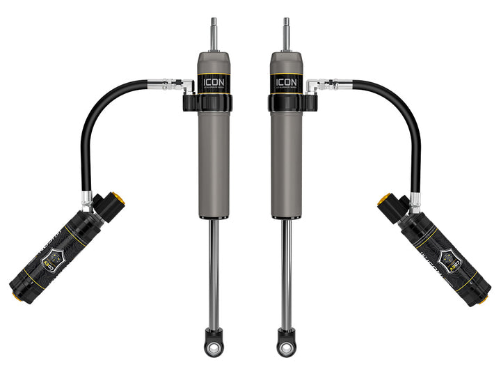 ICON Vehicle Dynamics 2023-2026 Ford F-250/F-350 Super Duty 4WD, 4.5” Lift, Front, V.S. 2.5 Aluminum Series Shocks, Remote Reservoir w/ CDEV, Pair