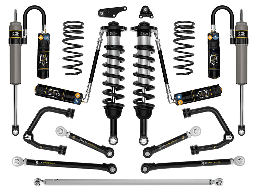 ICON Vehicle Dynamics 2024-2026 Toyota Tacoma 1.25-3" Lift, Stage 12 Suspension System, Tubular