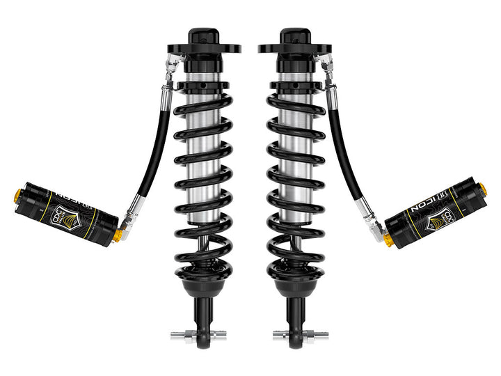 ICON Vehicle Dynamics 2021-2026 Ford F-150 2WD, 0-3" Lift, Front, V.S. 2.5 Series Coilovers, Remote Reservoir w/ CDCV, Pair