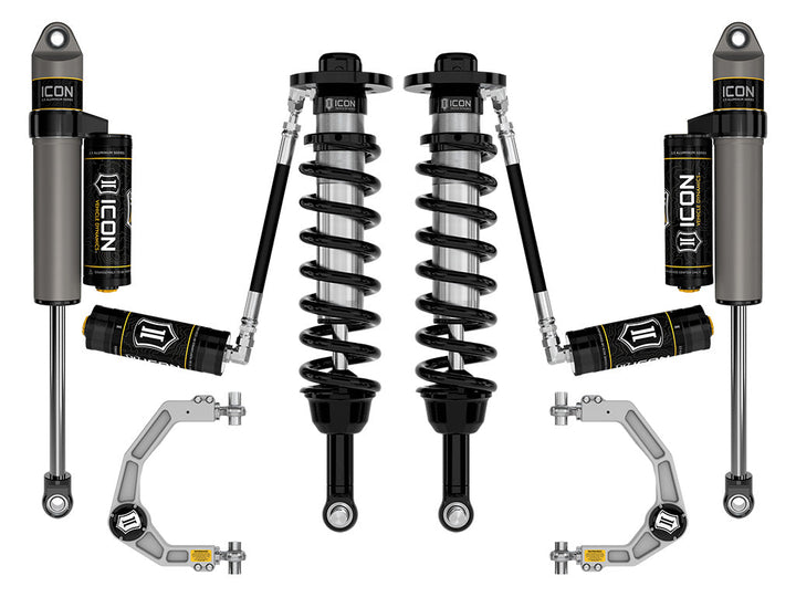 ICON Vehicle Dynamics 2021-2026 Ford F-150 4WD, 2.75-3.5" Lift, Stage 3 Suspension System, Billet
